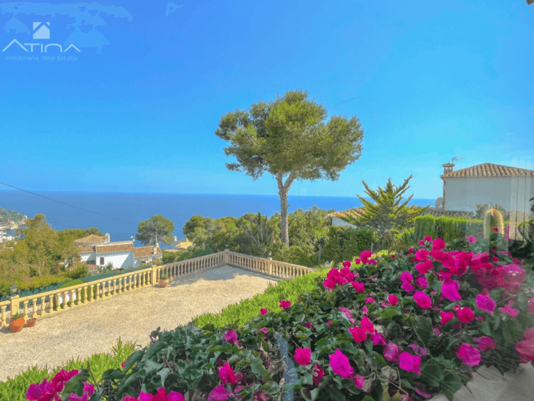 Vistas desde la villa a la costa de Jávea
