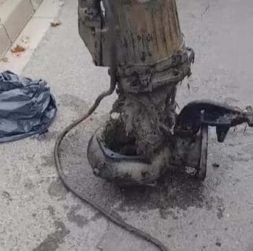 Atasco de toallitas en la Avenida Augusta de Xàbia