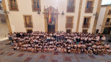 Colegio María Inmaculada durante el acto