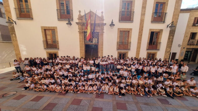Imagen: Colegio María Inmaculada durante el acto