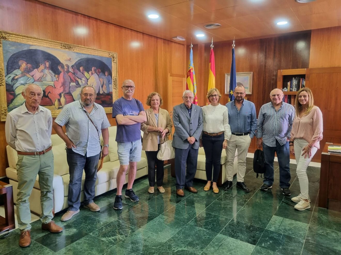 Comisión de la donación al Museo Soler Blasco de Xàbia