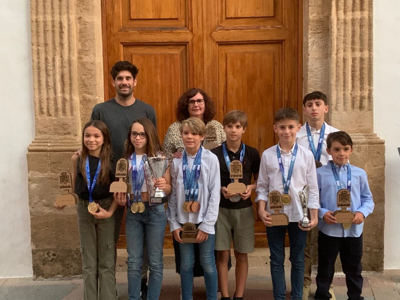 Homenaje a los gimnastas del CD Montgó Xàbia