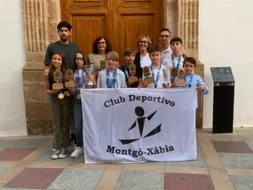 Homenaje a los gimnastas del CD Montgó Xàbia