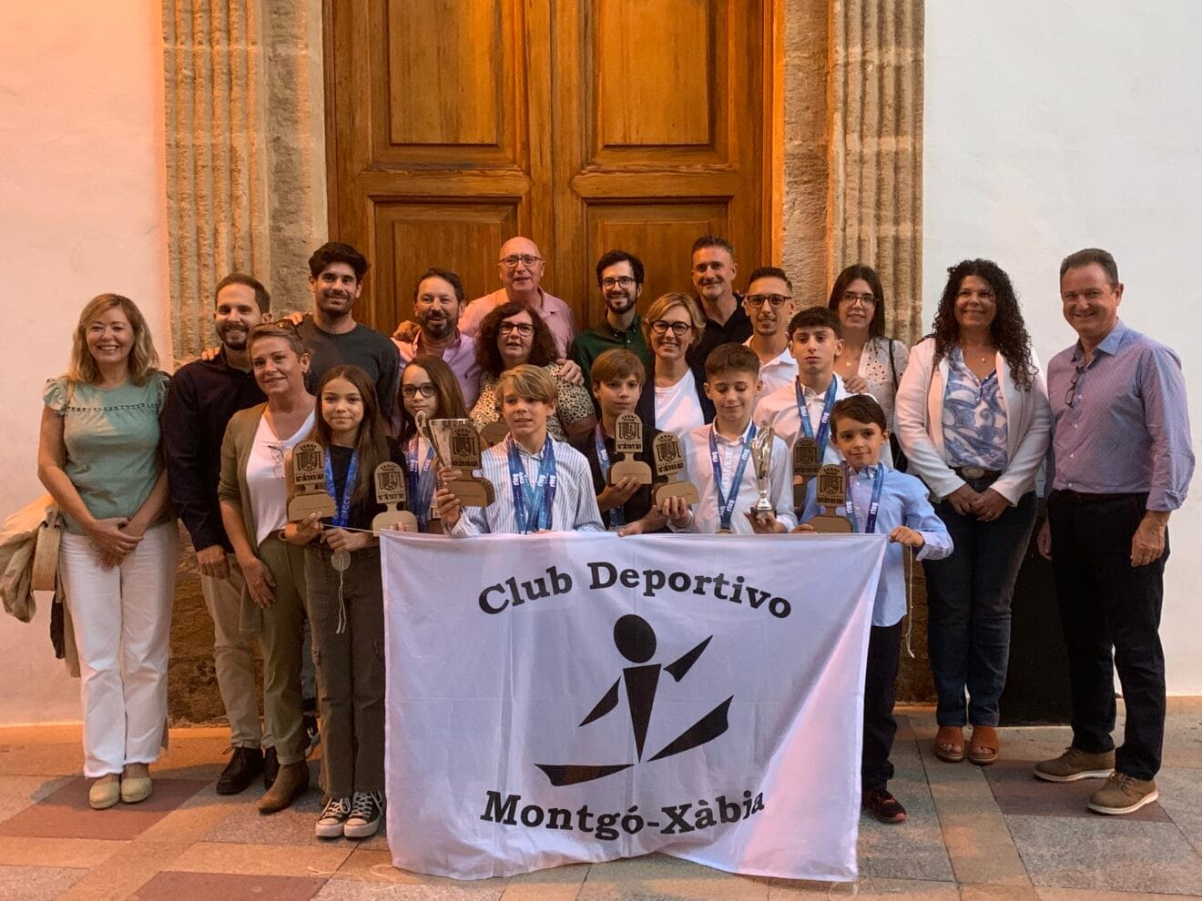 Homenaje a los gimnastas del CD Montgó Xàbia