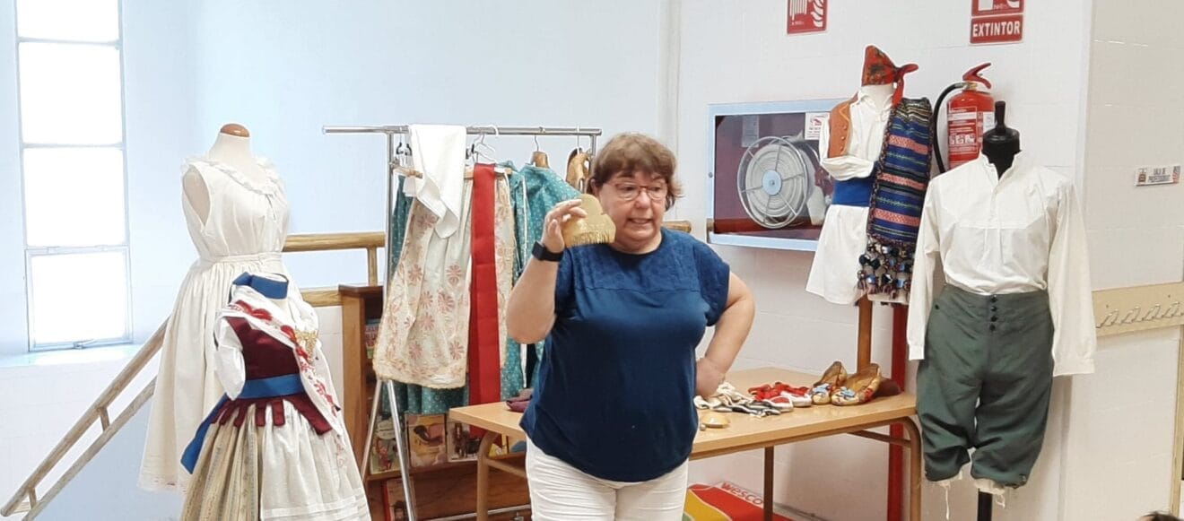 Isabel Martí durante la charla a los alumnos