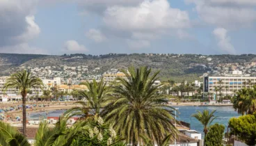 Las increíbles vistas de este apartamento en venta en Jávea