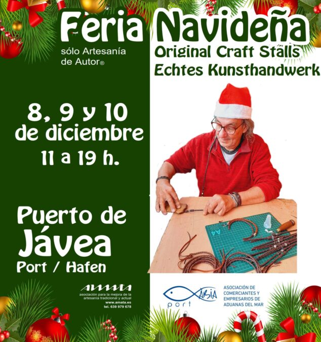 Imagen: Cartel Feria de Navidad Xàbia