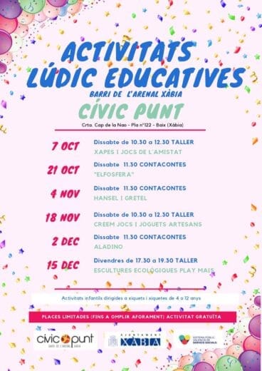 Actividades del Civic Punt Xàbia