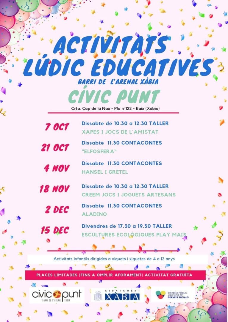 Actividades del Civic Punt Xàbia