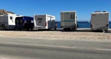 Caravanas en el Primer Montañar Xàbia