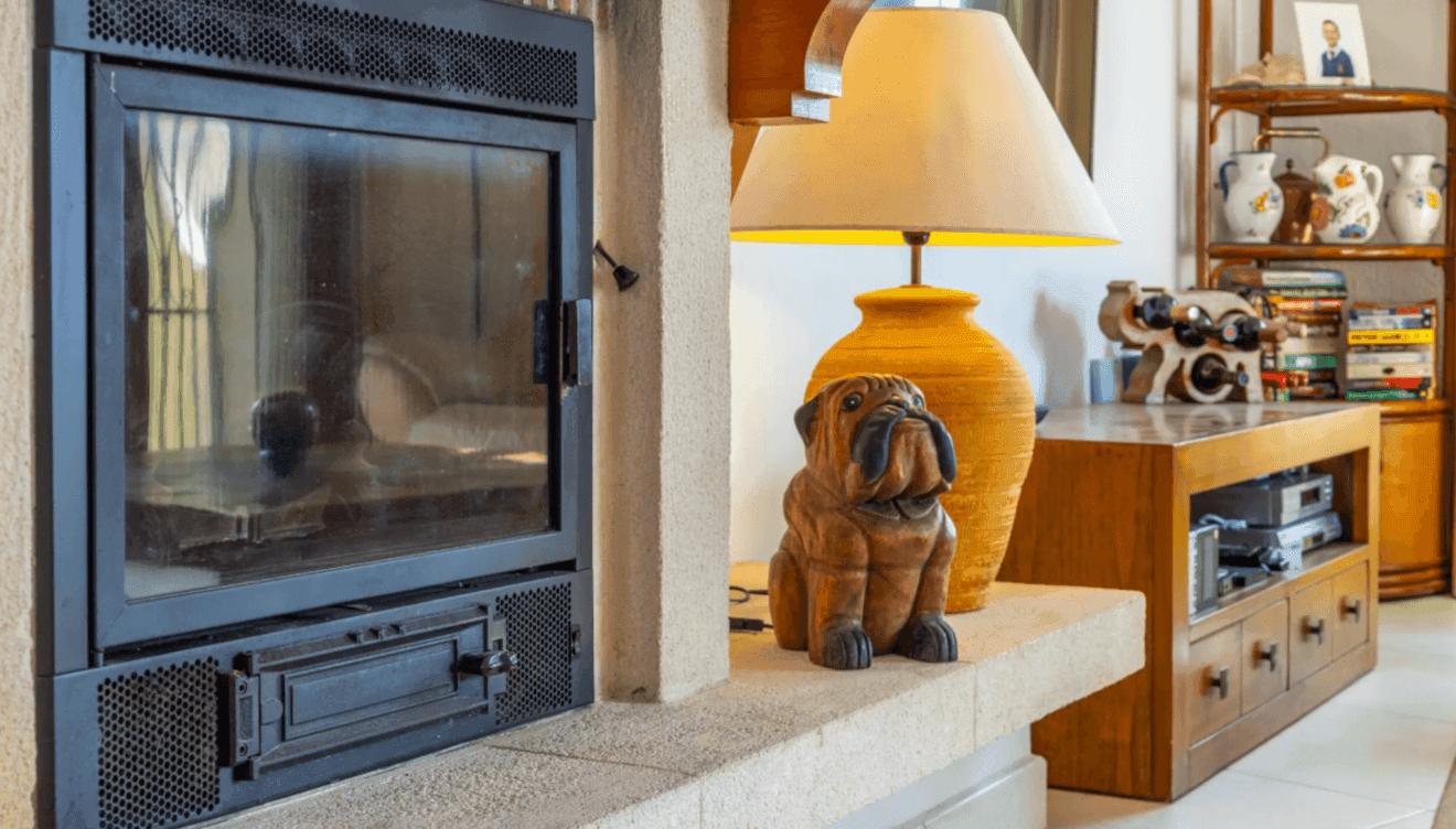 Chimenea para los días fríos de invierno