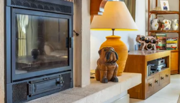 Chimenea para los días fríos de invierno