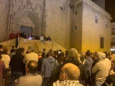 Concentración por Palestina en Xàbia