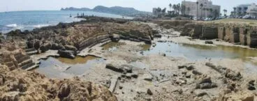 Foto de las antiguas canteras del Primer Montañar de Xàbia