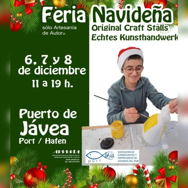 Imagen: Mercado Navidad Puerto de Xàbia