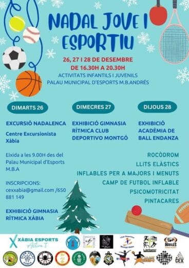 Cartel Nadal Jove i Esportiu