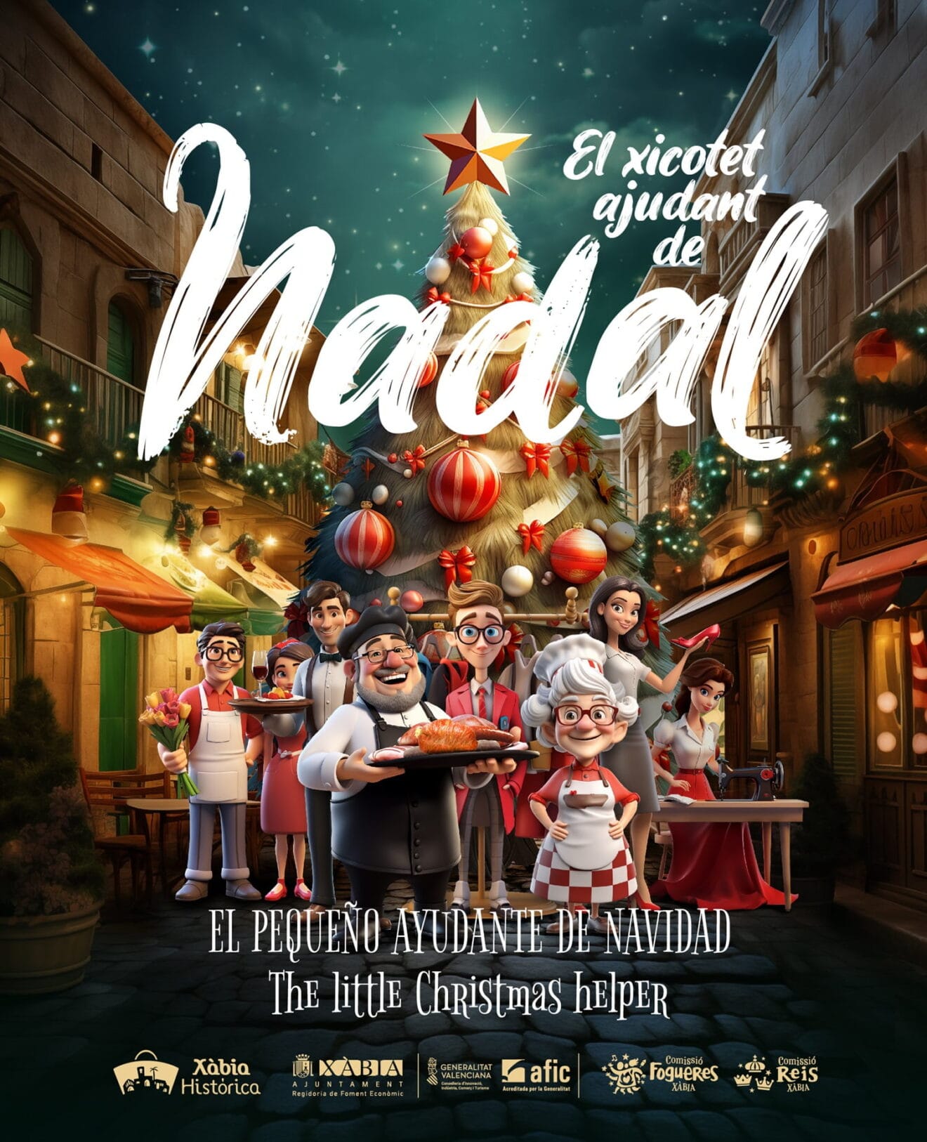 Cartel de Xàbia Histórica Navidad