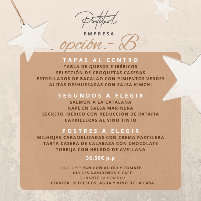 Disfruta de un menú de empresa completo y variado