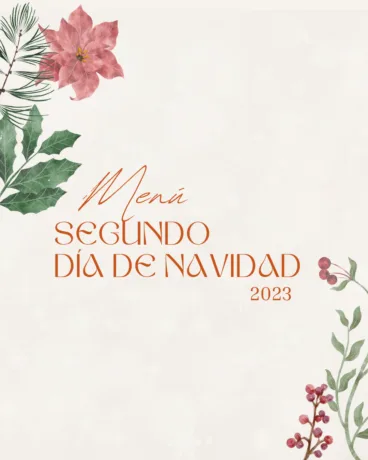 Disfruta de un menú muy especial para el segundo día de Navidad