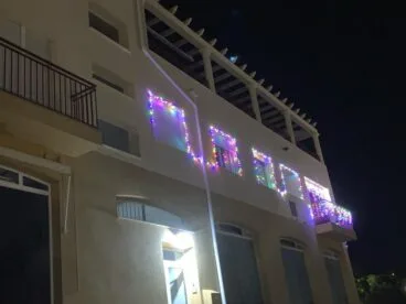 Iluminación navideña en las viviendas de Xàbia