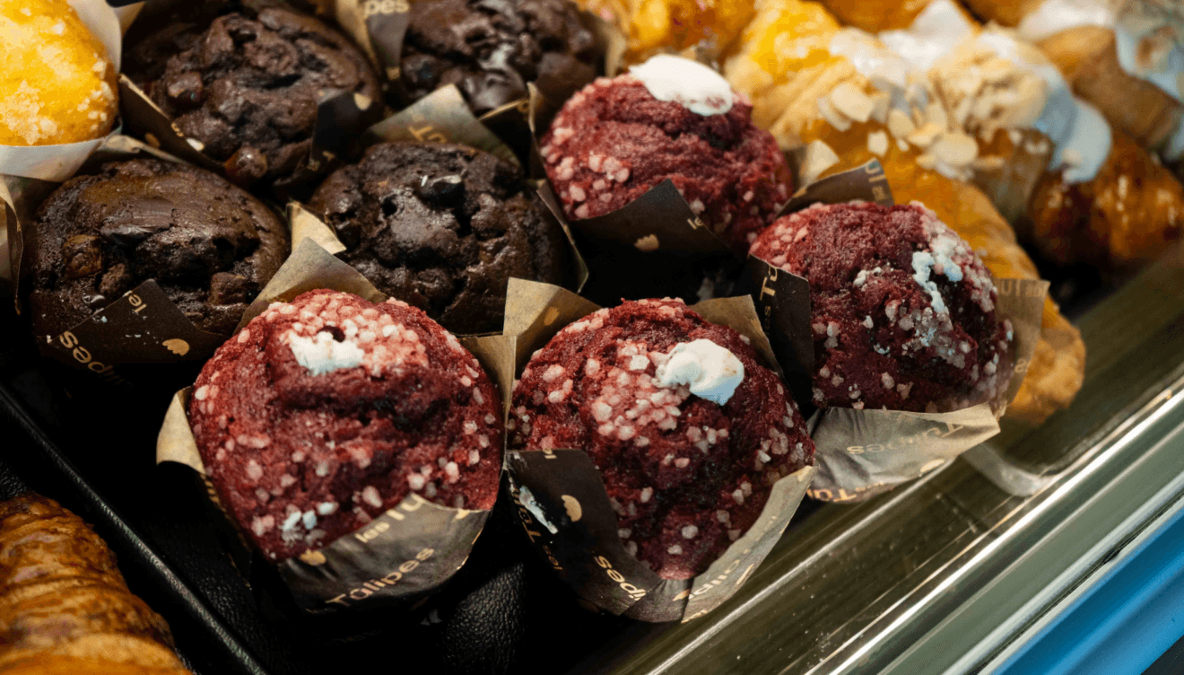 Prueba los deliciosos muffins de Austriaco Café