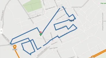 Recorrido de la I San Silvestre Perrestre Xàbia