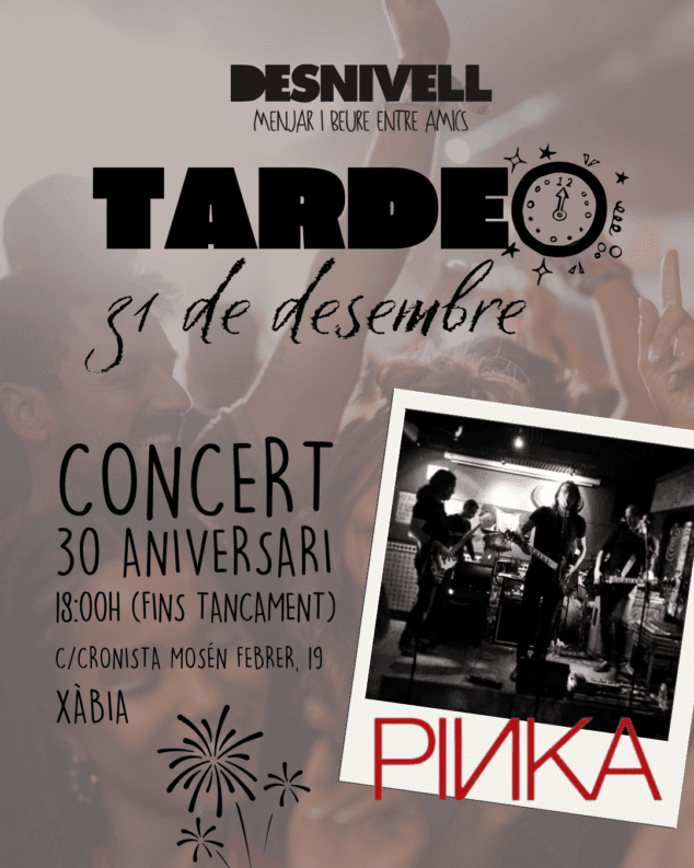 Imagen: Taredo en Desnivell para Nochevieja