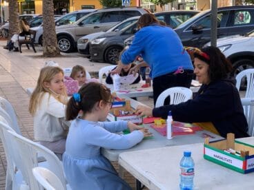 Actividades infantiles en el tardeo de LoretoFest Xàbia