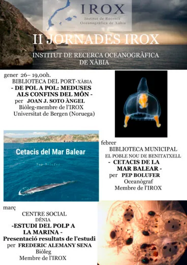 Cartel sobre las II Jornadas de l’IROX