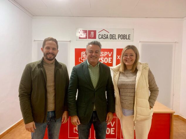 Imagen: Concejales del PSOE Xàbia