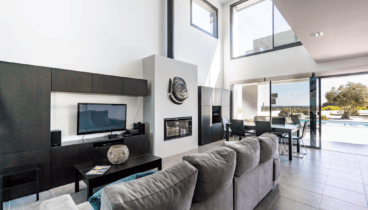 En este sofá chaise longue podrás relajarte con tu familia o amigos