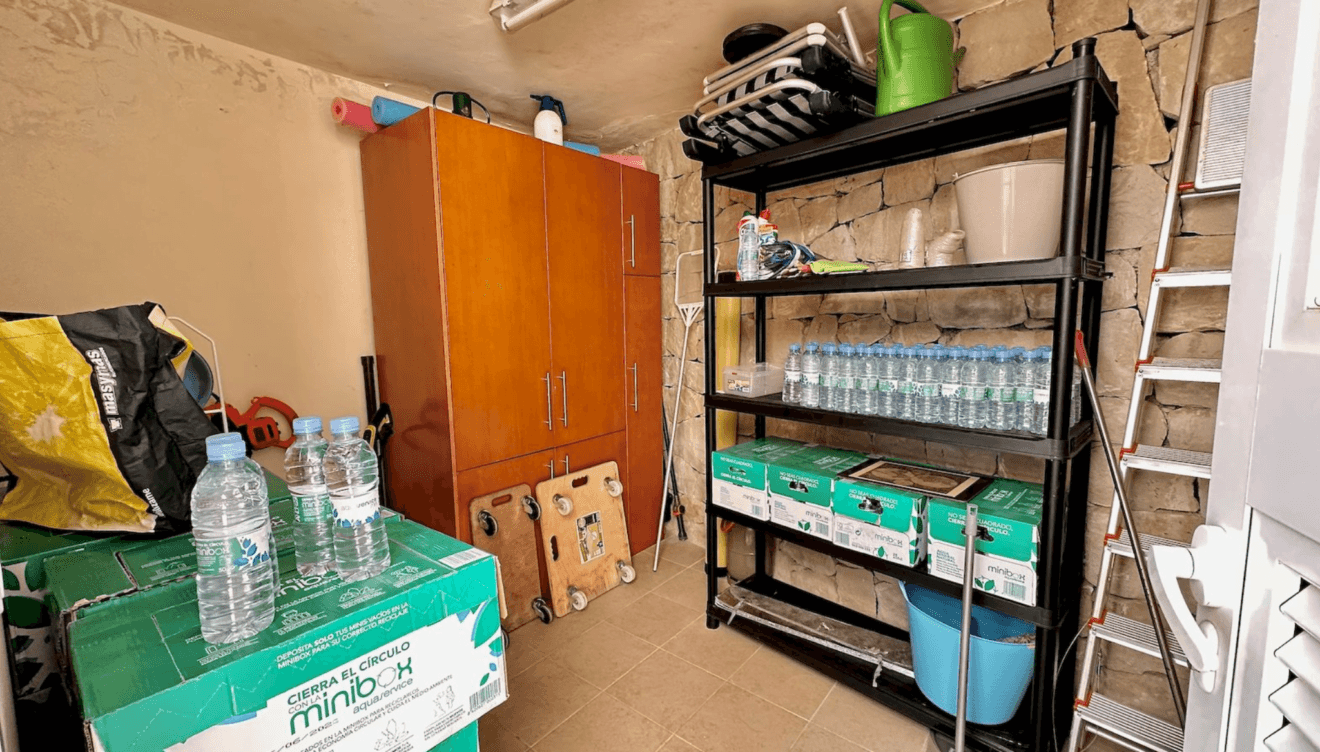 Trastero para albergar los objetos que menos utilices