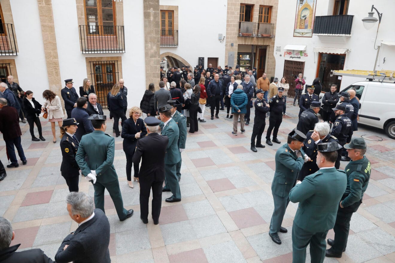 Recepció a l'acte commemoratiu del 165 anivesari de la Policia Local de Xàbia