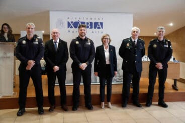 Acte commemoratiu del 165è aniversari de la Policia Local de Xàbia