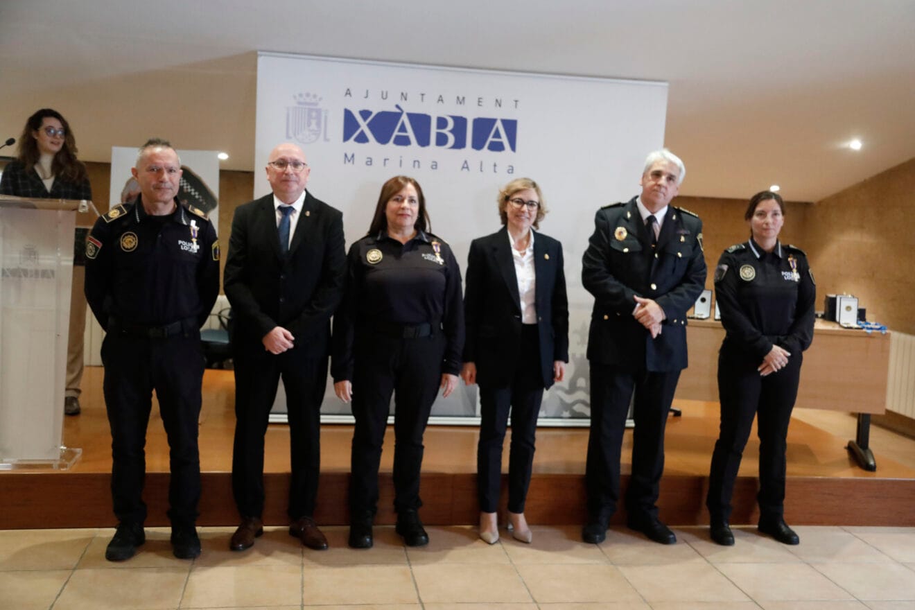 Acto conmemorativo del 165 aniversario de la Policía Local de Xàbia