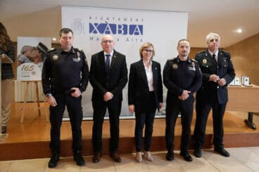Acte commemoratiu del 165è aniversari de la Policia Local de Xàbia