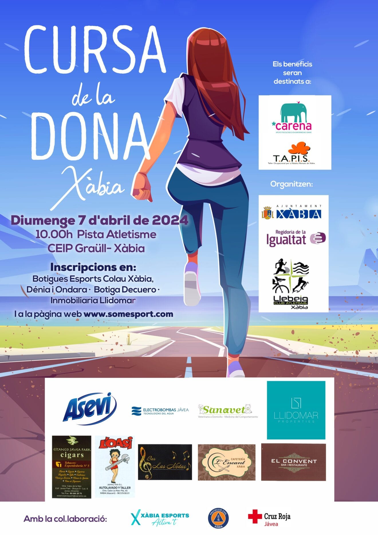 Cartell Cursa de la Dona