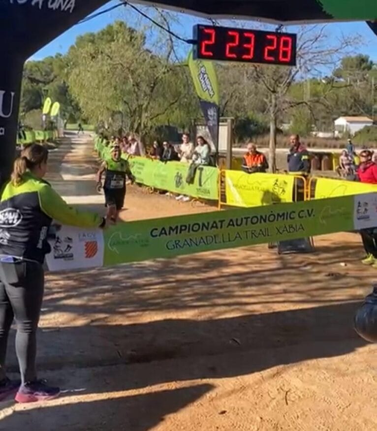 Edu Vallés primer local a la Granadella Trail de 26km