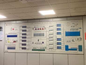 Estrucura de la planta dessalinitzadora de Xàbia