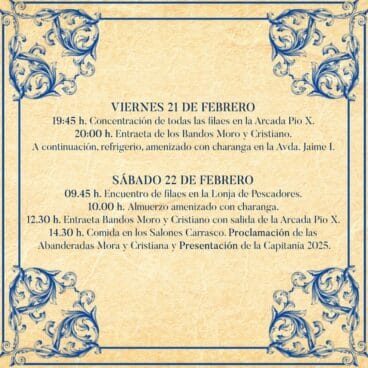 Programació Mig Any Moros i Cristians Xàbia 2025