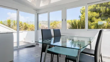 Terraza cubierta para celebrar tus reuniones