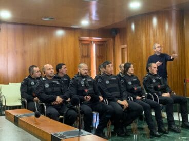 Agentes de la Unidad ERIS Xàbia