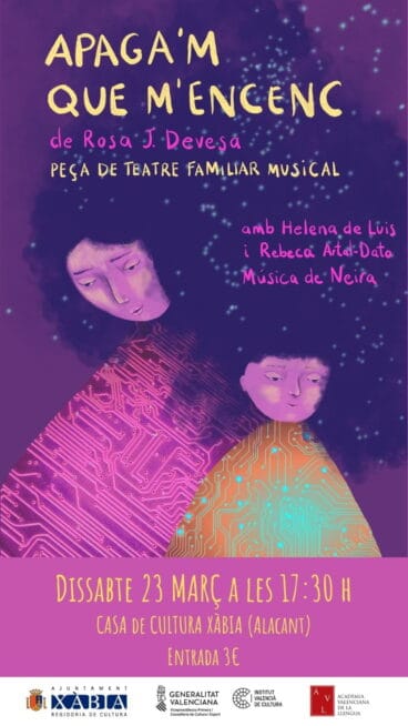 Cartel del teatro infantil de Xàbia