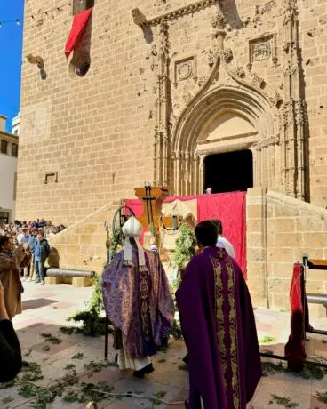 Bendición del Arzobispo de Valencia a las nuevas campanas de  Xàbia