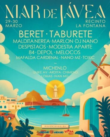 Cartel completo de artistas Mar de Jávea