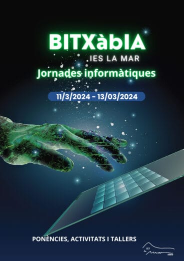 Cartel de las jornadas de informática del IES La Mar