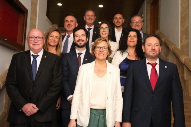 Image: Councilors of the Xàbia government team