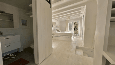 El dormitorio te invita a relajarte