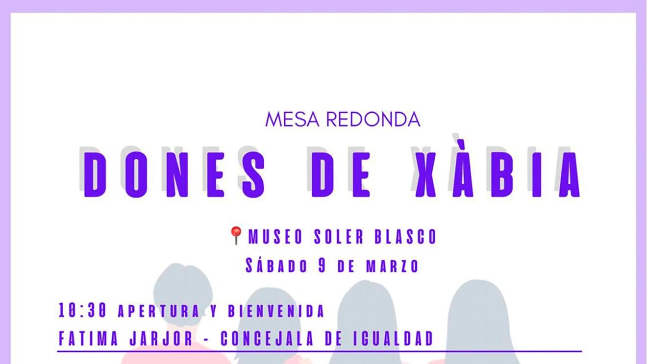 Mesa redonda 'Dones de Xàbia'