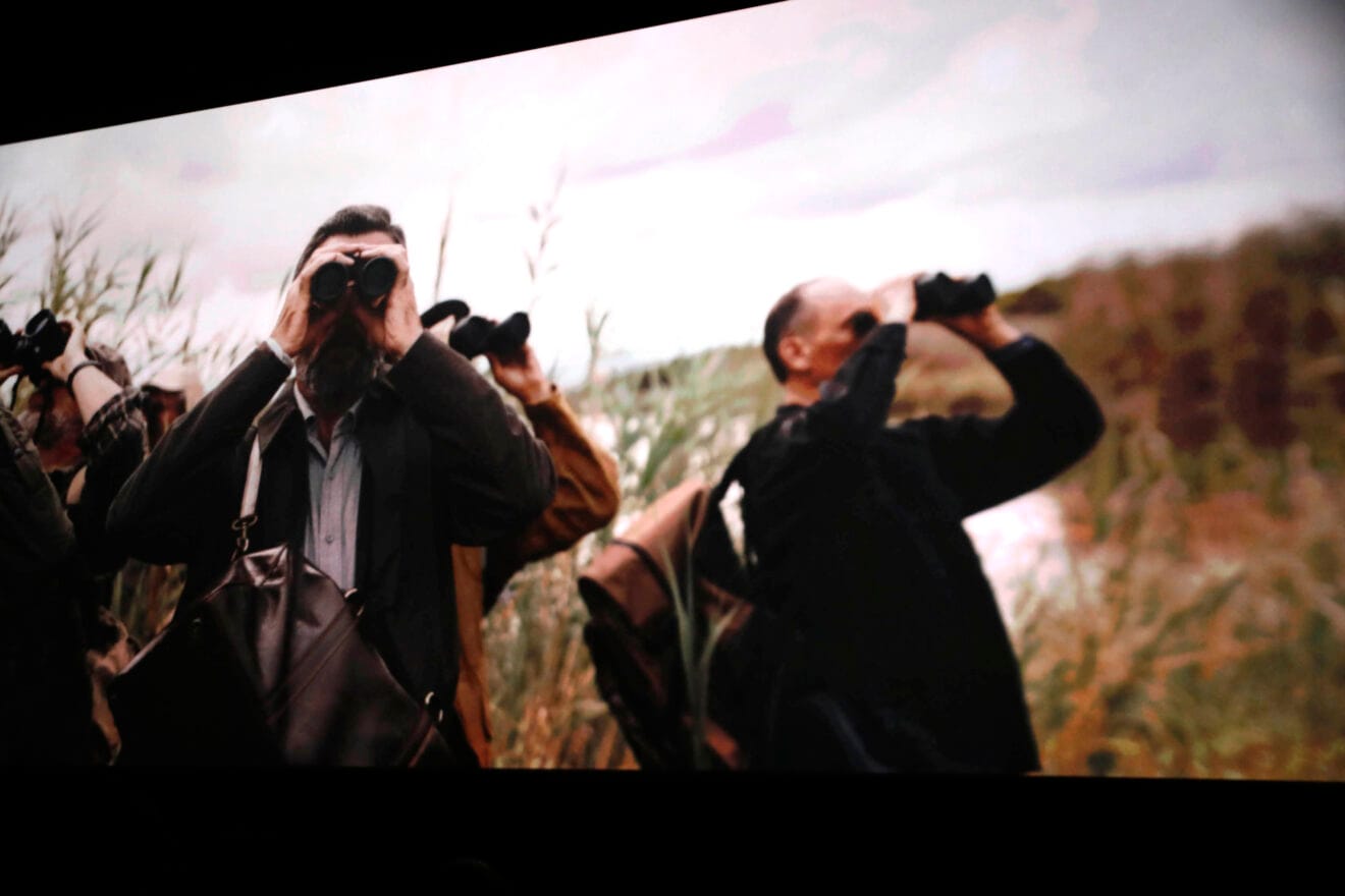 Una de las escenas de la película 'Pajaros' de Pau Durà en el preestreno del Cine Jayan